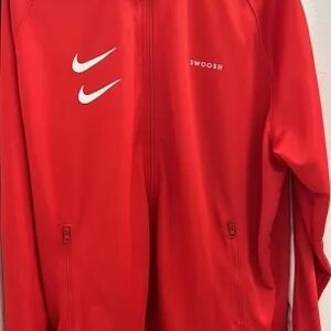 Nike Red Zip-Up Jacket